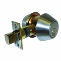 Trans Atlantic Co. Grade 2 Brushed Chrome Double Cylinder Deadbolt DL-DB760-US26D